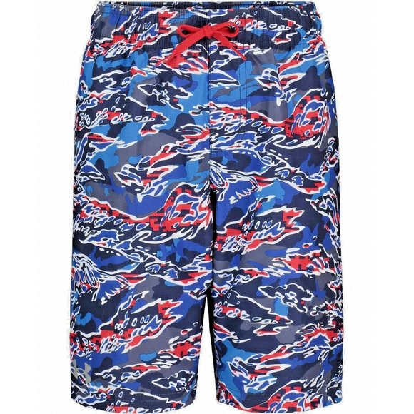 Under Armour Boys Size Youth Medium UPF‎ 50 Swimwear NWT - Picture 1 of 2